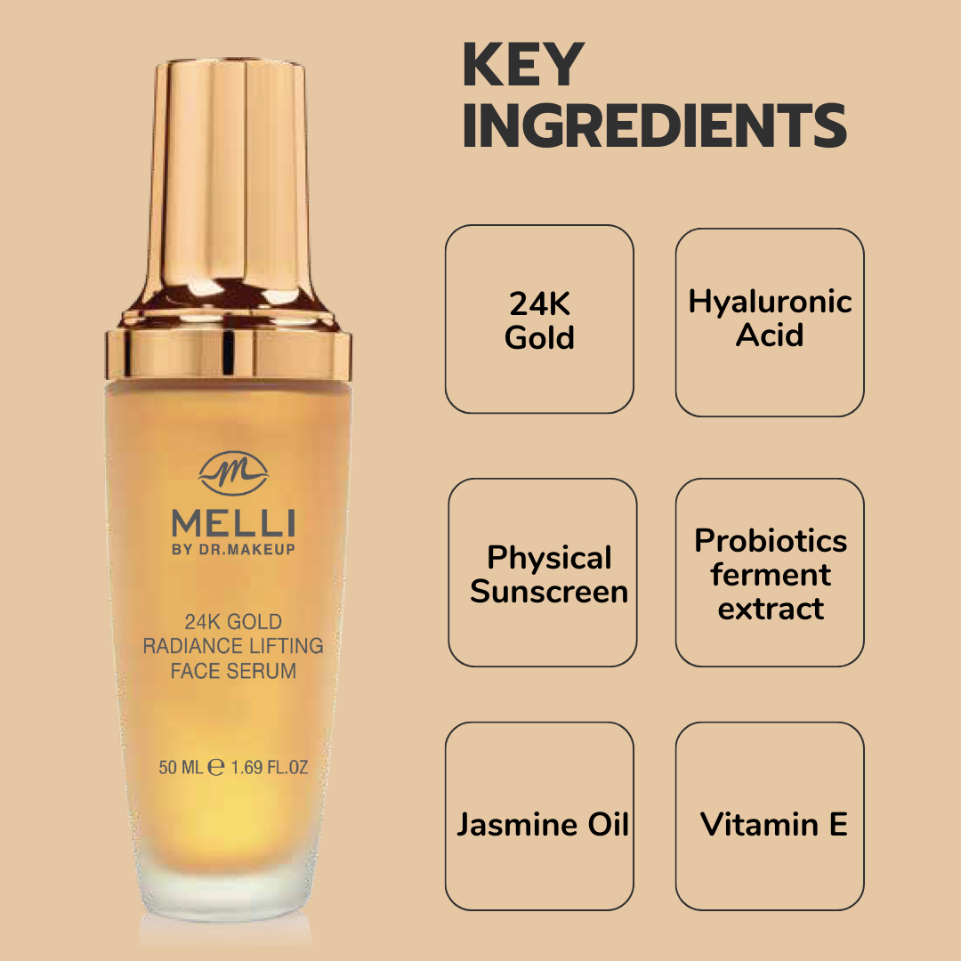 Vårt firm lift ansiktsserum erbjuder en unik lösning för att motverka ålderstecken. Återfå din huds spänst och glöd med vår avancerade formula.