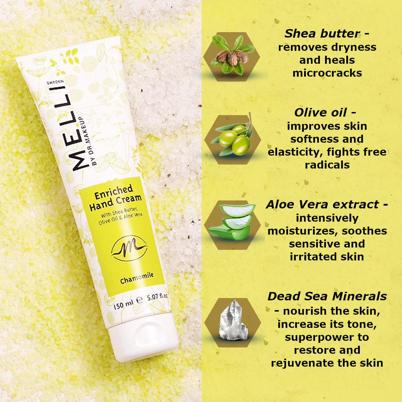 Angereicherte Handcreme Kamille / 150 ml