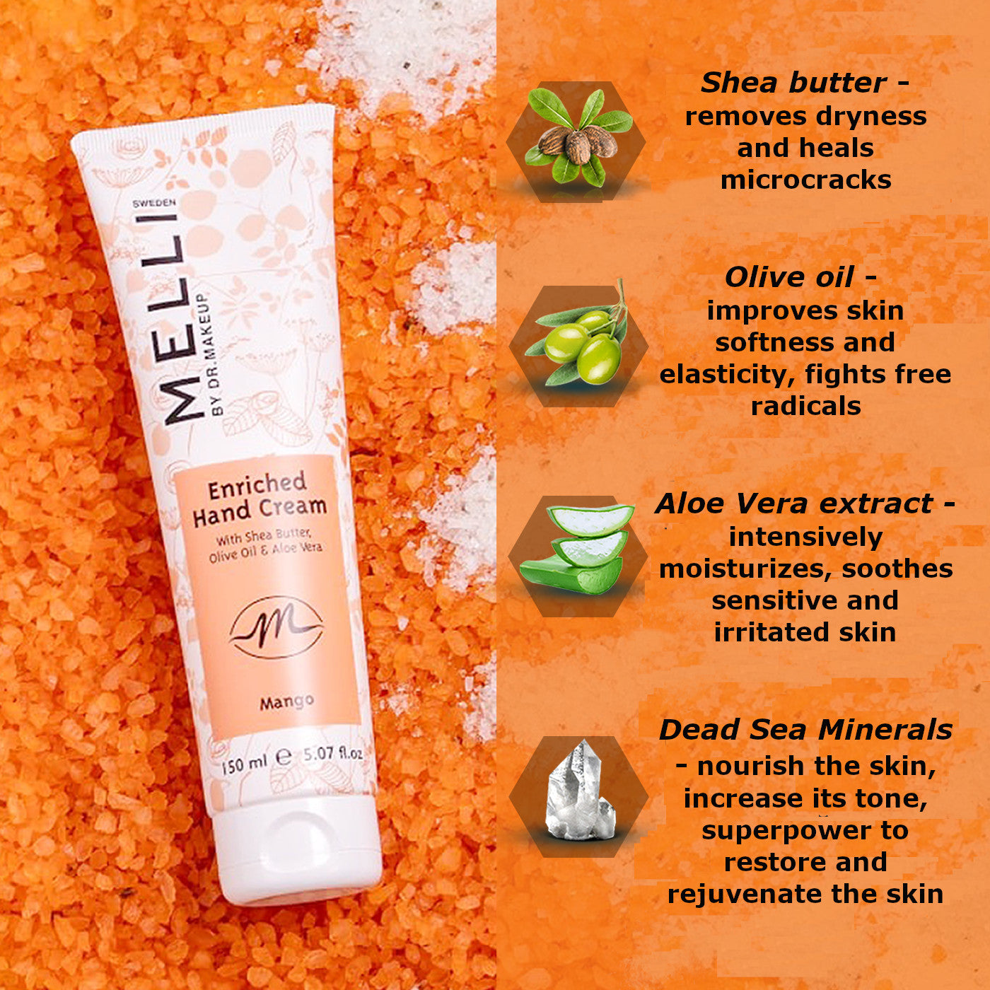 Enricehed Hand Cream Mango / 150 ml