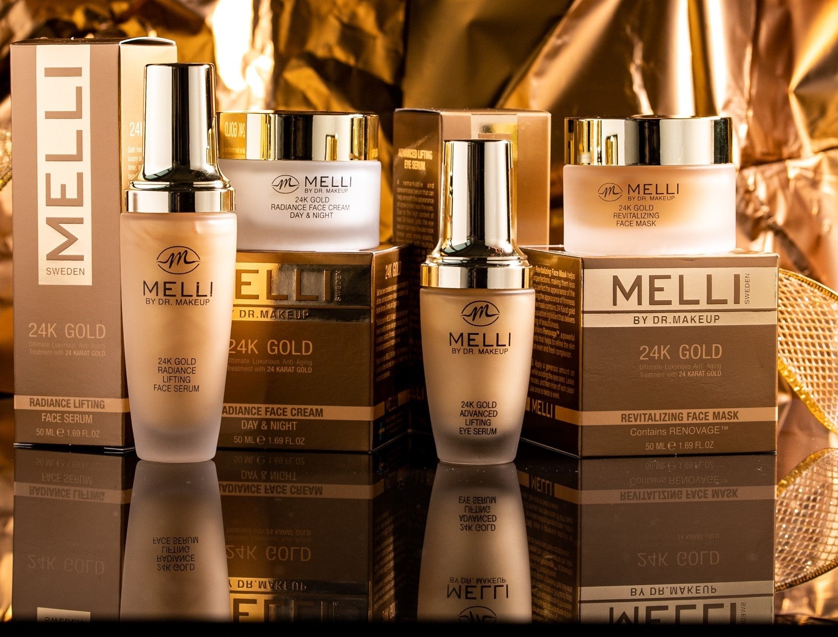 Guld Eye Serum är en lätt kräm som effektivt och skonsamt återfuktar huden runt ögonen