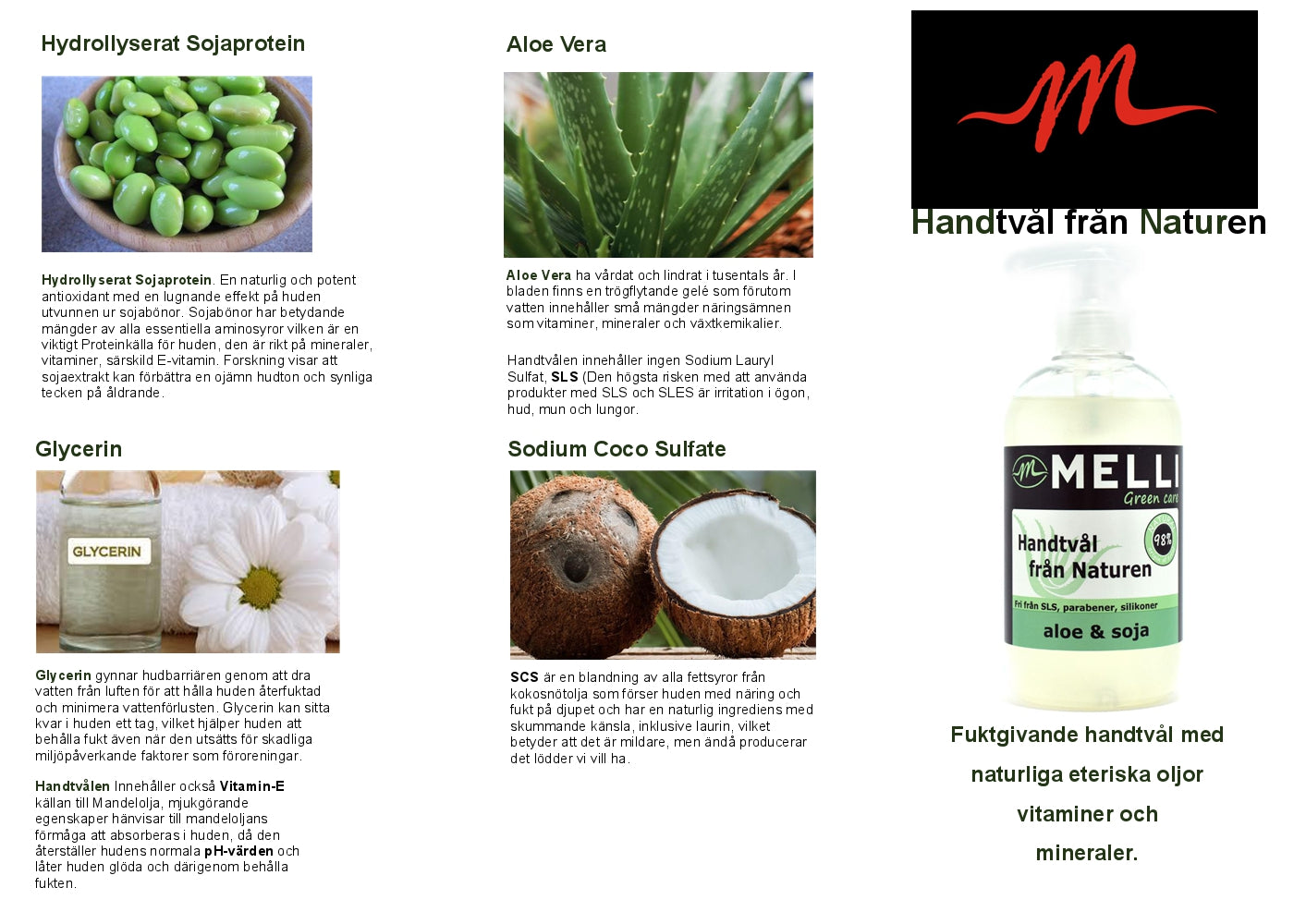 Handseife Aloe & Soja / 500 ml