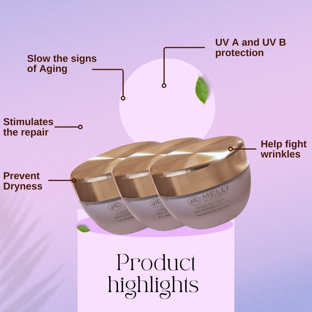 Upplev strålande, ungdomlig hud med Livelys Retinol Day Cream. Denna kraftfulla anti-aging-formel minskar fina linjer, rynkor och förbättrar hudens struktur. Säg hej till en ljusare, jämnare hy. Handla nu