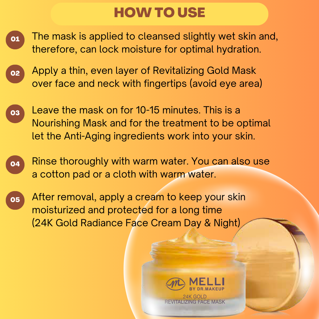 24K Gold Revitalizing Face Mask / 50 ml