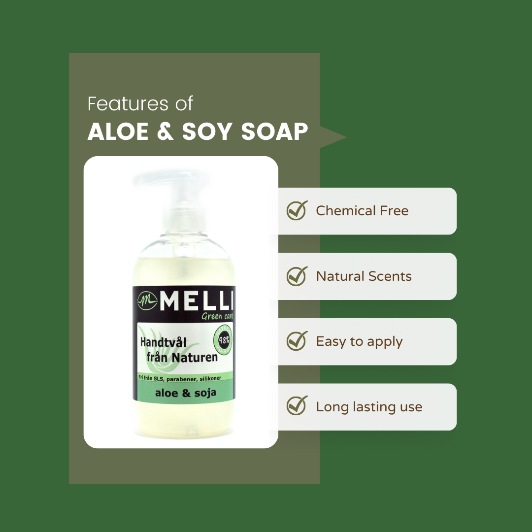Hand soap aloe & soy / 500 ml