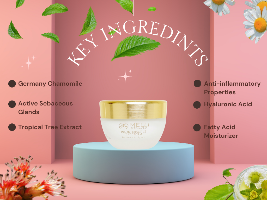 Ansiktskräm för reducera irritation, protects against excessive sebum production